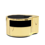 Wave Big Gold Nightstand image 3