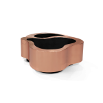 Wave Polished Copper Center Table image 2