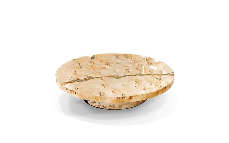 Empire Poplar Root Center Table