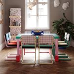 Supersquare Table Blue Stripes image 2