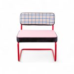 Superlounge Chair Blue Grid image 4