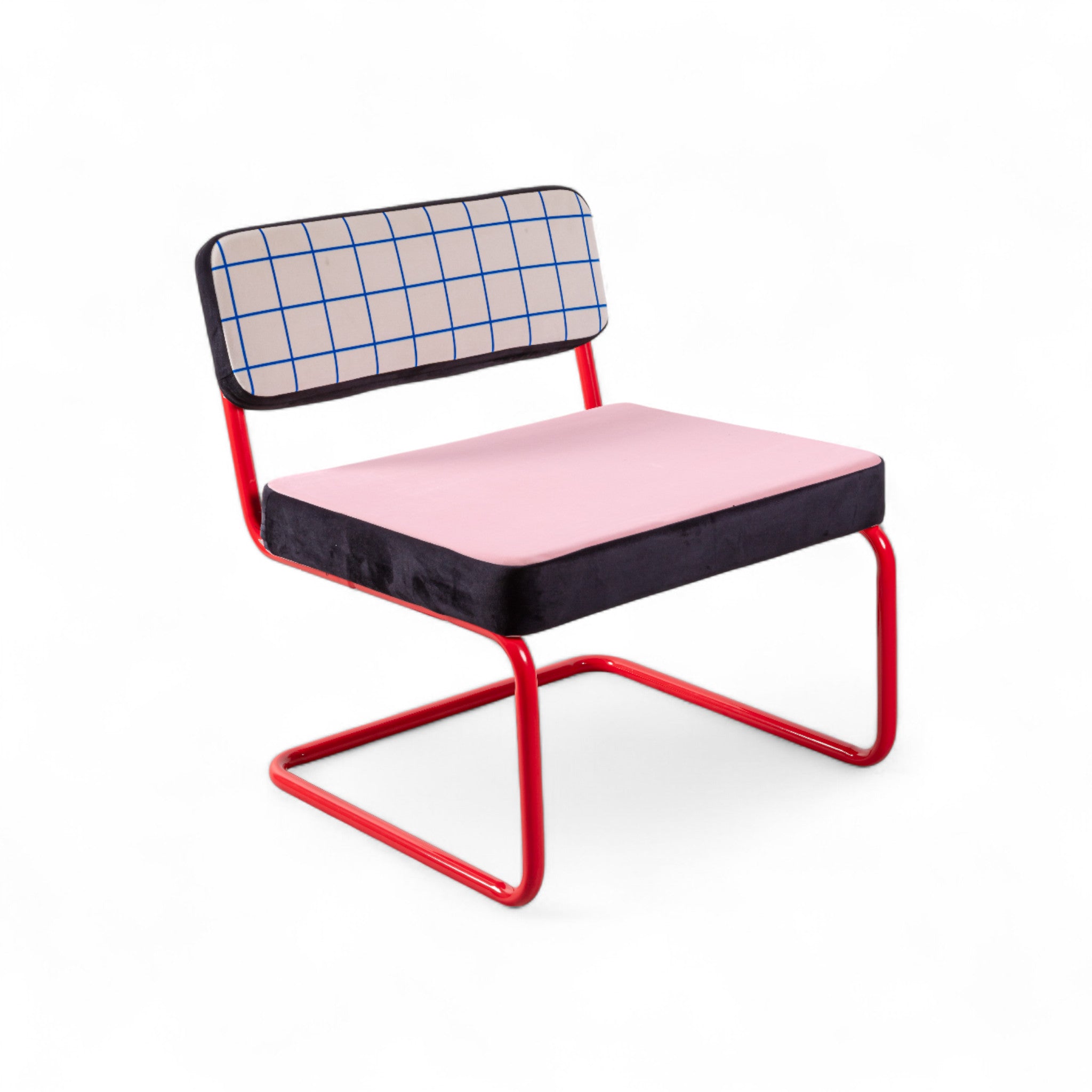 Superlounge Chair Blue Grid