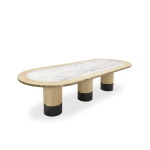 Anjelica Oval Dining Table image 3