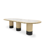 Anjelica Oval Dining Table image 4