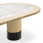 Anjelica Oval Dining Table image 6