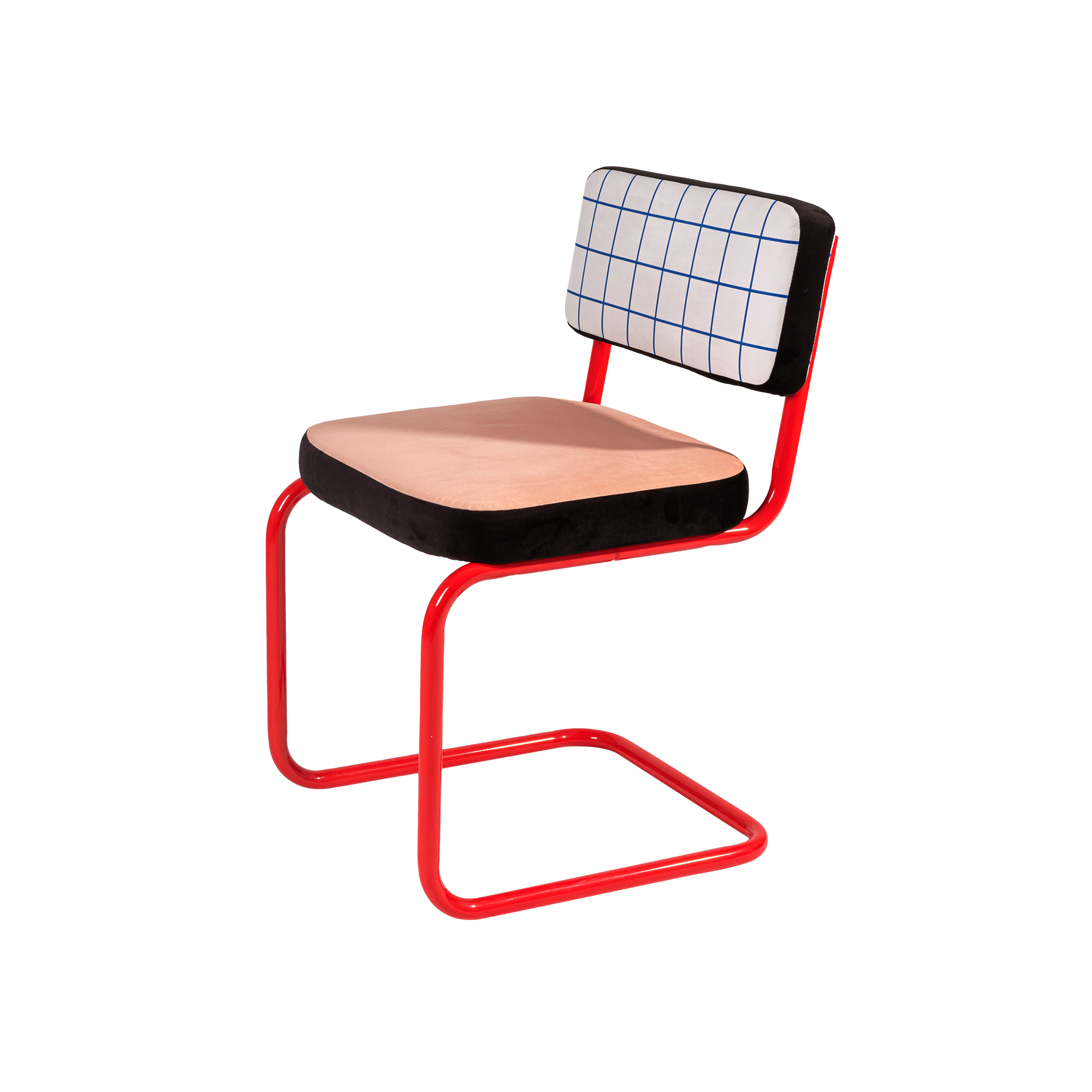 Superchair Blue Grid