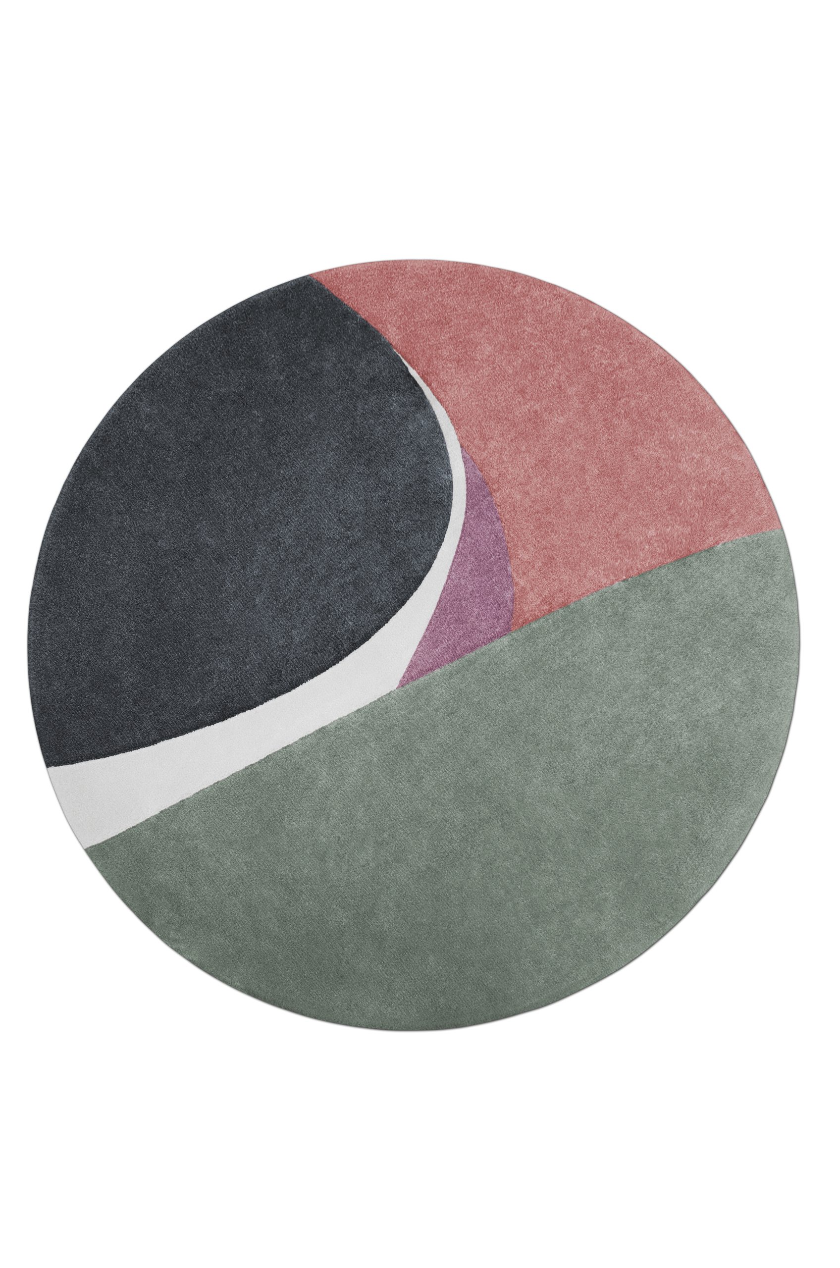 Foil Round Rug