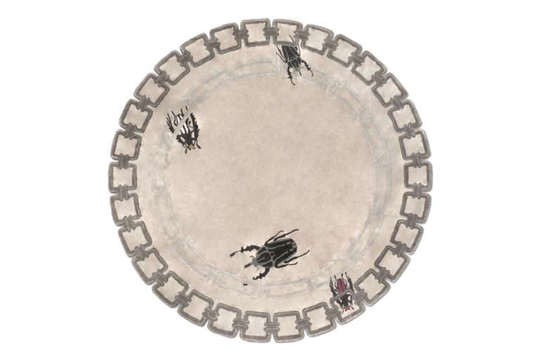 Golden Bugs Rug