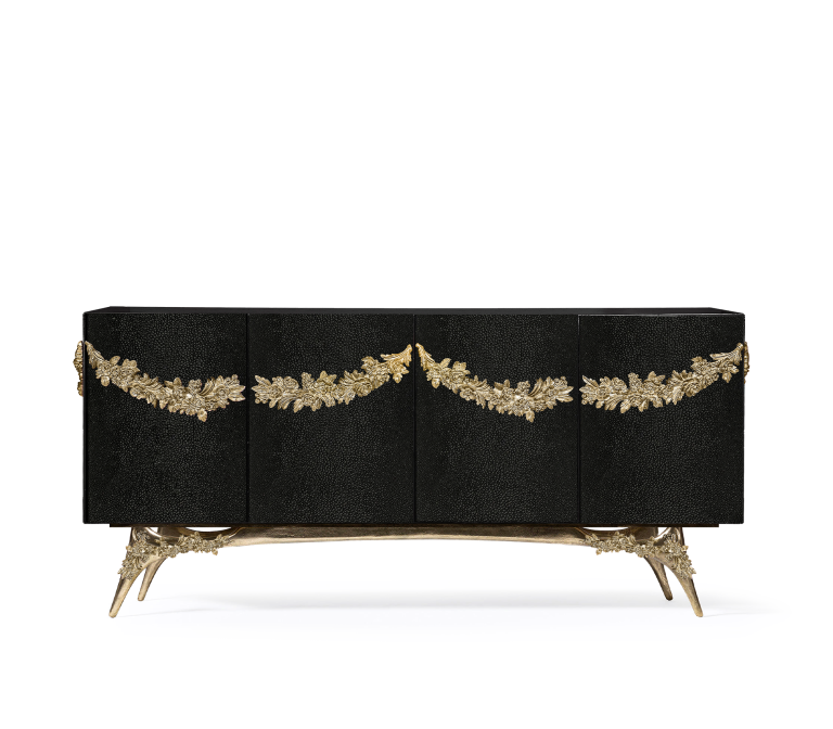 Majestic Leather Sideboard