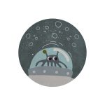 Mr. Martion Round Rug image 1