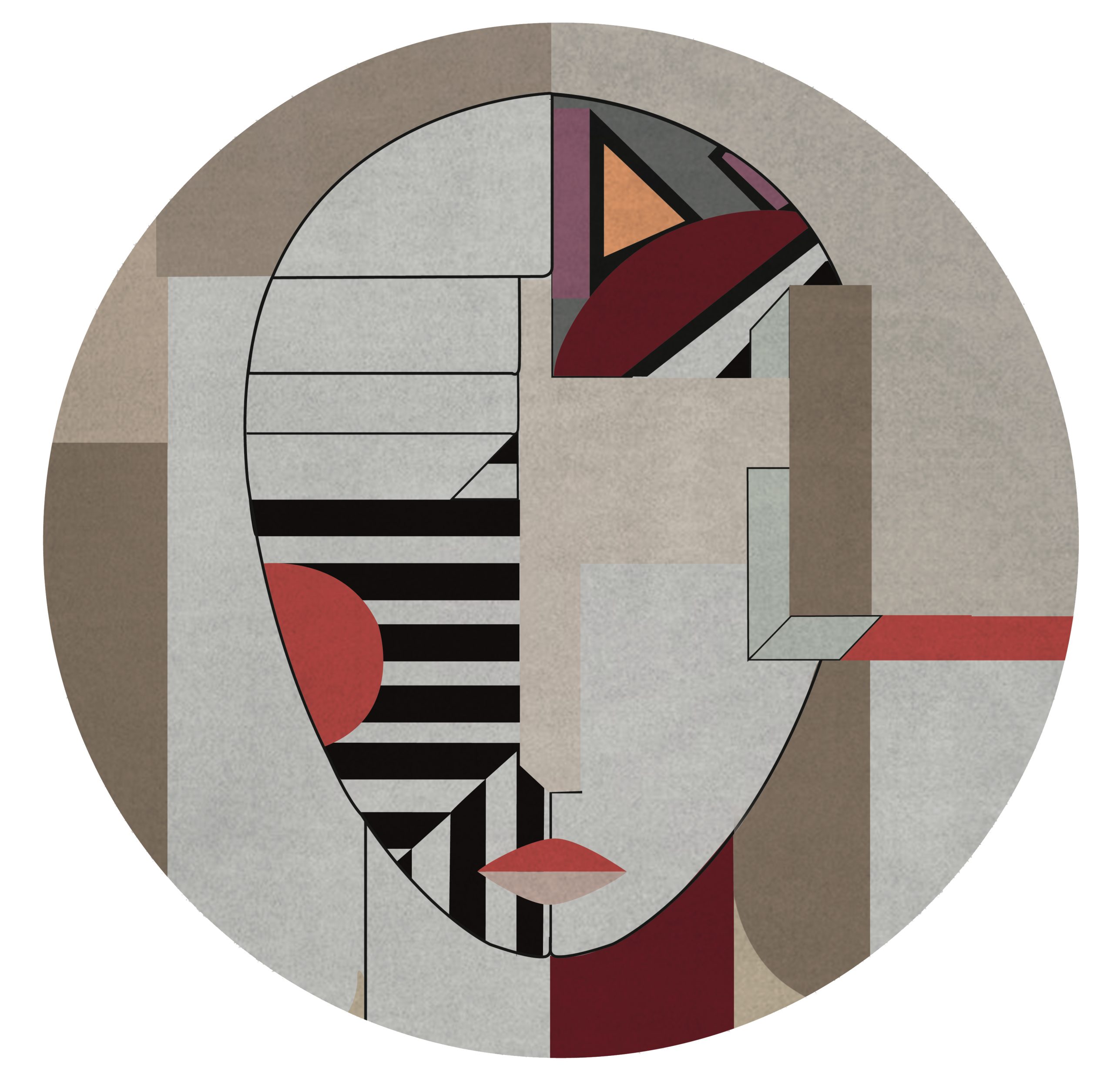 Oscar Round Rug