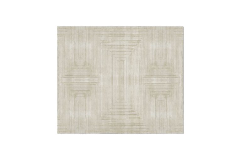 White Garden Rug