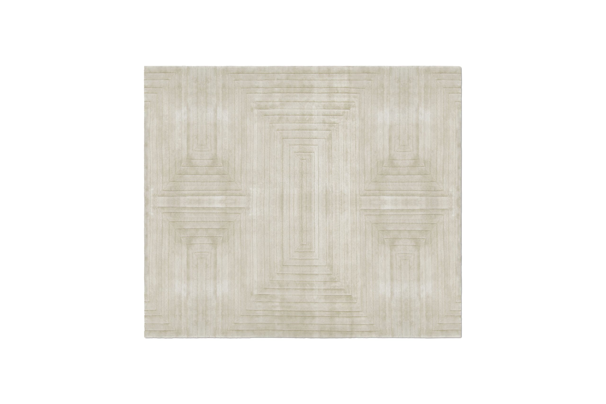 White Garden Rug